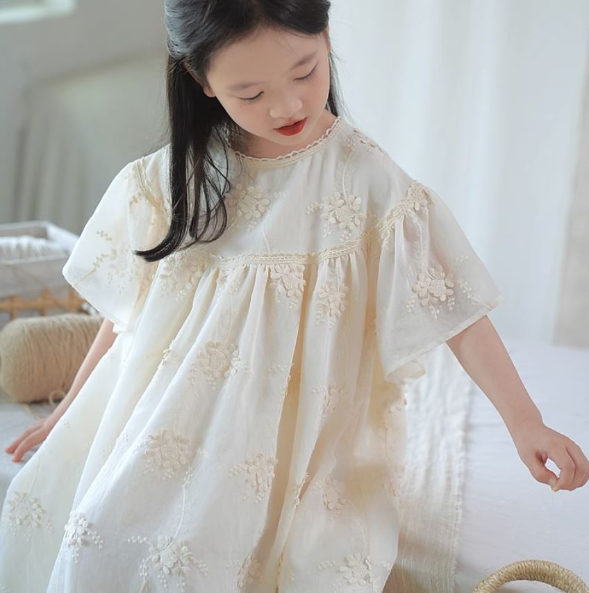 [Preorder] Hand Crochet Embroidery Dress