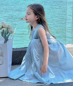 [Preorder] Bubble Pleated Vest Dress