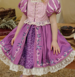 [Preorder] Rapunzel Lace Hem Princess Dress