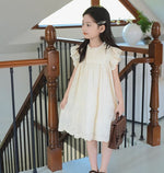 Load image into Gallery viewer, [Preorder] Ruffled Sleeve Scallop Hem Dress
