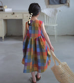 Load image into Gallery viewer, [Preorder] Colorful Plaid Vest Dress
