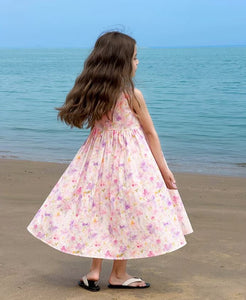 [Preorder] Printed Floral Vest Dress