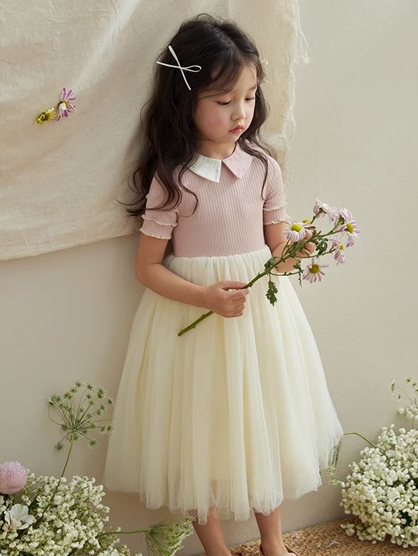 [Preorder] Doll Collar Tulle Dress