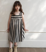 Load image into Gallery viewer, Dual Colors Striped Twinning Dress
