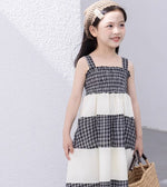 Load image into Gallery viewer, [Preorder] Checkered Tier Shirred Maxi Dress
