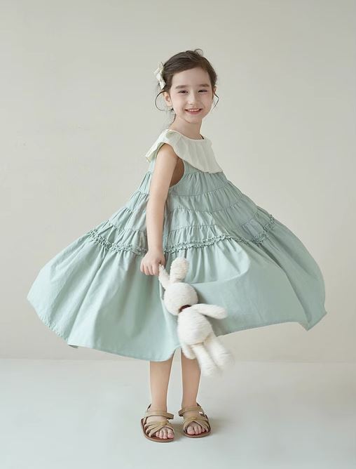 [Preorder] Wide Skirting Tiered Dress