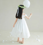Load image into Gallery viewer, [Preorder] Drop Shoulder Eyelet Hem Dress
