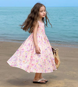[Preorder] Printed Floral Vest Dress