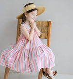 Load image into Gallery viewer, [Preorder] Colors Striped Suspender Dress

