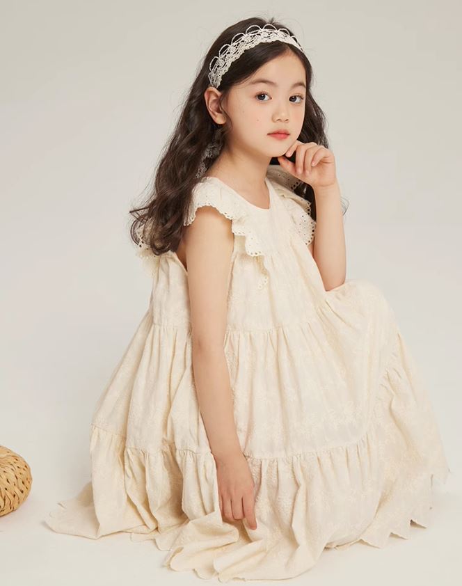 [Preorder] Wavy Hem Tiered Dress