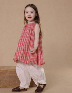 [Preorder] Grid Bubble Hem Dress