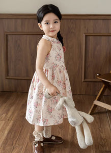 Roses Halter Neck Cheongsam Dress