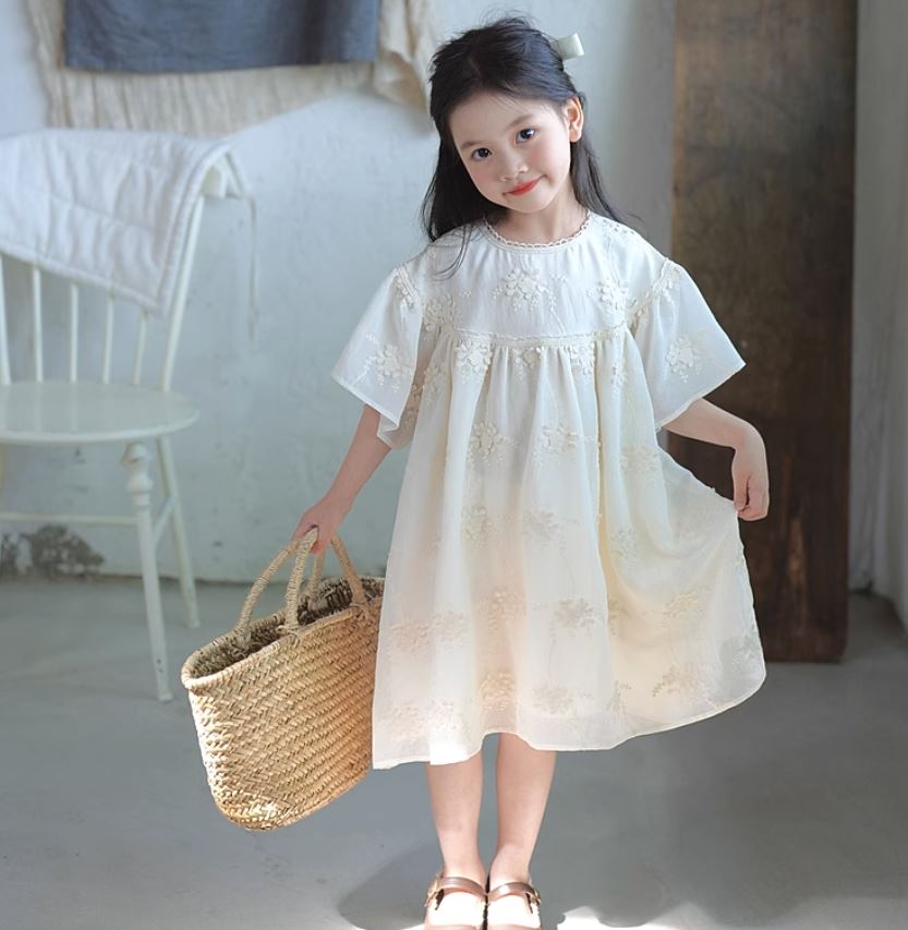 [Preorder] Hand Crochet Embroidery Dress