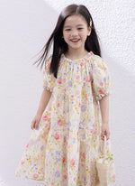 Load image into Gallery viewer, [Preorder] Shirred Collar Tiered Dress
