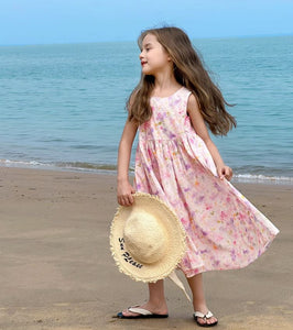 [Preorder] Printed Floral Vest Dress