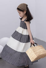 Load image into Gallery viewer, [Preorder] Checkered Tier Shirred Maxi Dress
