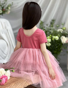 [Preorder] Tshirt Layered Tulle Dress