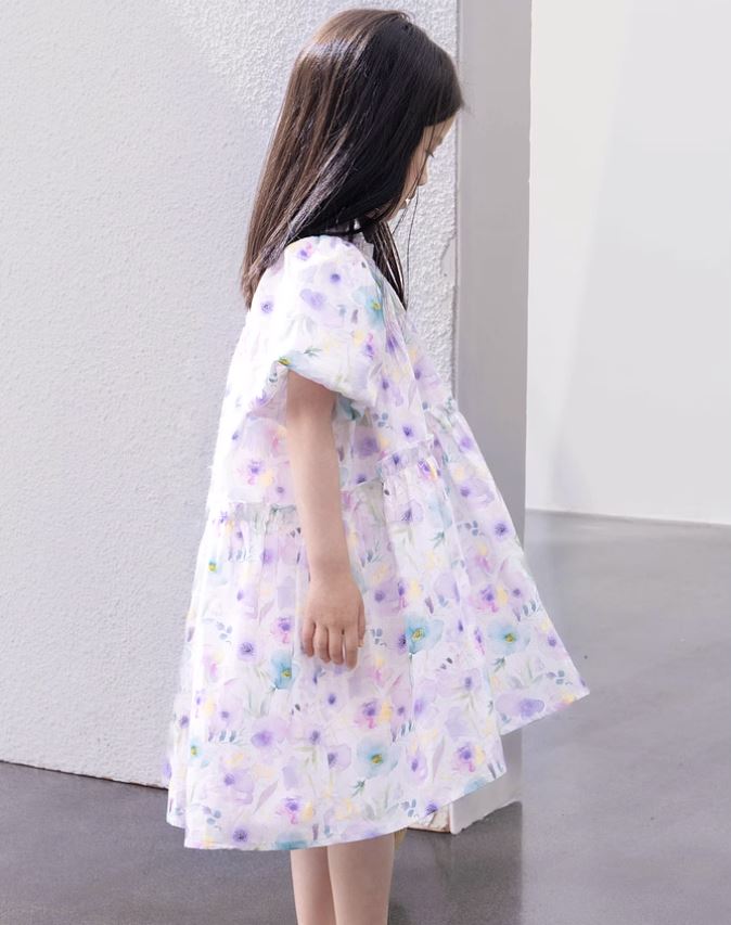 [Preorder] Puff Sleeves Flared Dress