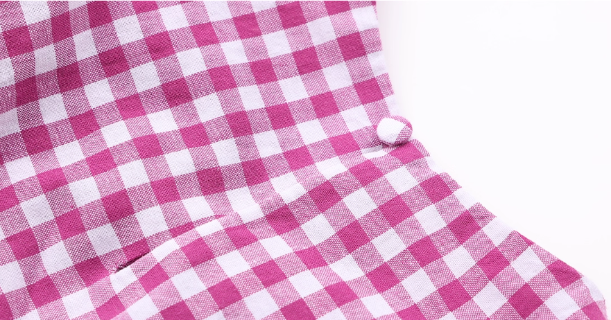 [Preorder] Tango Plaid Patchwork Vest Dress