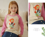 Load image into Gallery viewer, Printed Raglan Long Sleeve Tee
