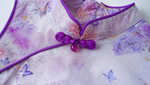 Load image into Gallery viewer, Violet Butterfly Cheongsam Dress
