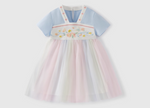 Load image into Gallery viewer, Symphony Tulle Chinese-Style Dress - Blue
