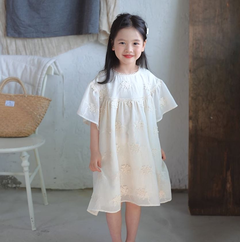 [Preorder] Hand Crochet Embroidery Dress