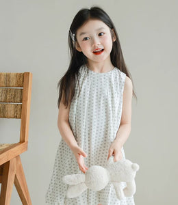 [Preorder] Hearts Bubble Hem Vest Dress