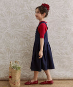 Load image into Gallery viewer, [Preorder] Pleated Denim Suspender Dress
