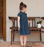 Load image into Gallery viewer, [Preorder] Retro Denim Doll Collar Dress
