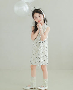 [Preorder] Polka Dots Diamond Pattern Dress