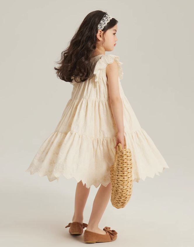 [Preorder] Wavy Hem Tiered Dress