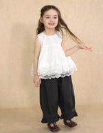 Load image into Gallery viewer, [Preorder] Puffy Lace Hem Babydoll Top
