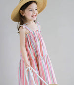 Load image into Gallery viewer, [Preorder] Colors Striped Suspender Dress
