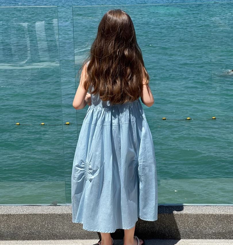 [Preorder] Bubble Pleated Vest Dress