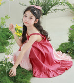 Load image into Gallery viewer, [Preorder] Triple Colors Ruffle Hem Dress
