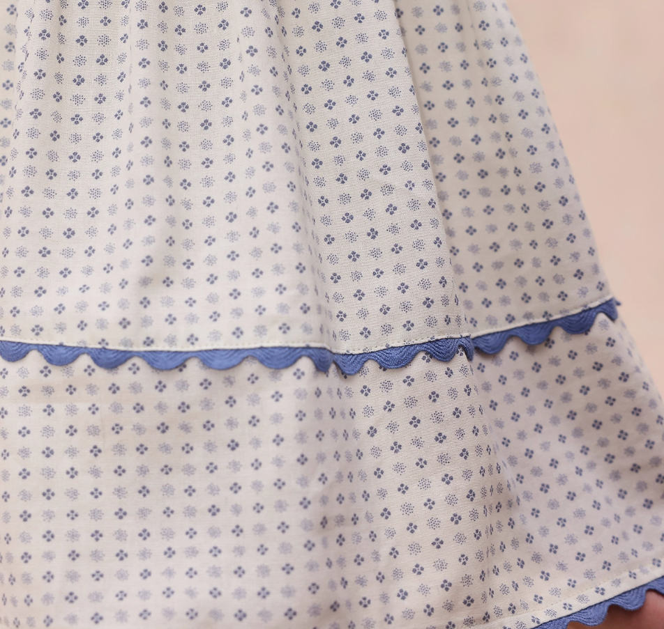 [Preorder] French Linen Floral Dress