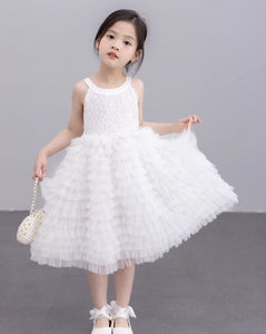 [Preorder] White Swan Layered Dress