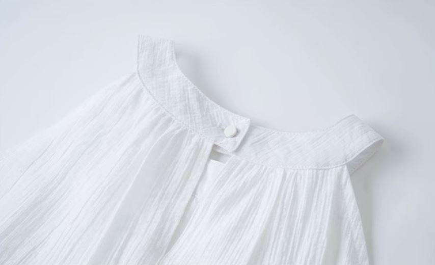 [Preorder] Spliced Jacquard Halter Neck Dress