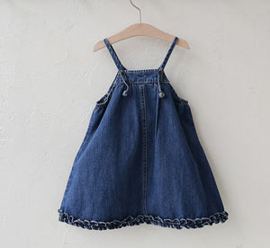 [Preorder] Muffin Denim Suspender Dress