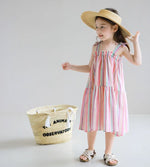Load image into Gallery viewer, [Preorder] Colors Striped Suspender Dress
