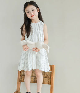 [Preorder] Hearts Bubble Hem Vest Dress