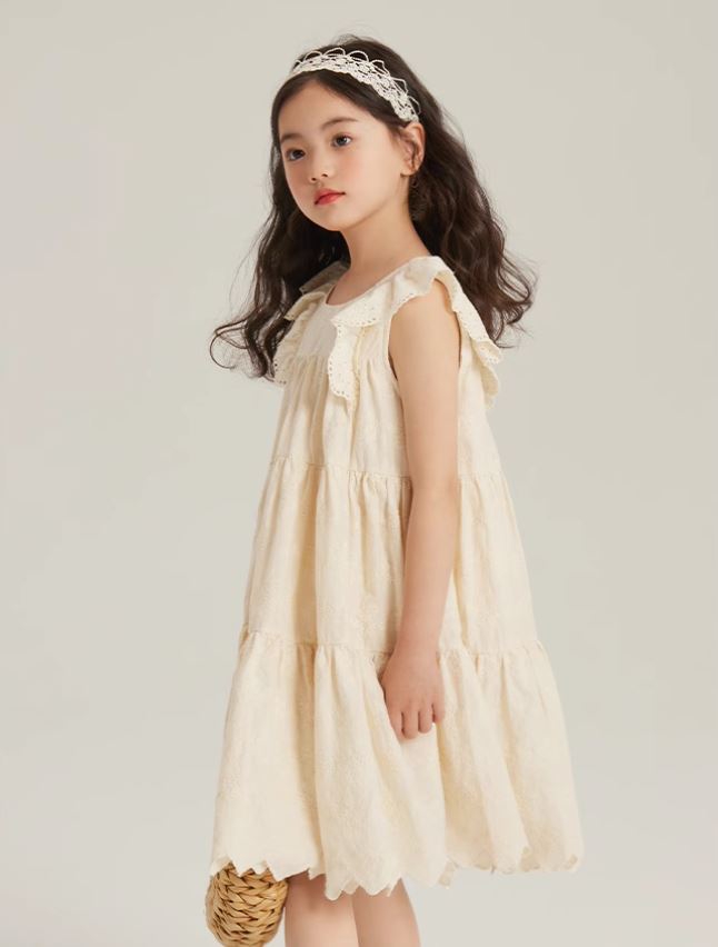 [Preorder] Wavy Hem Tiered Dress