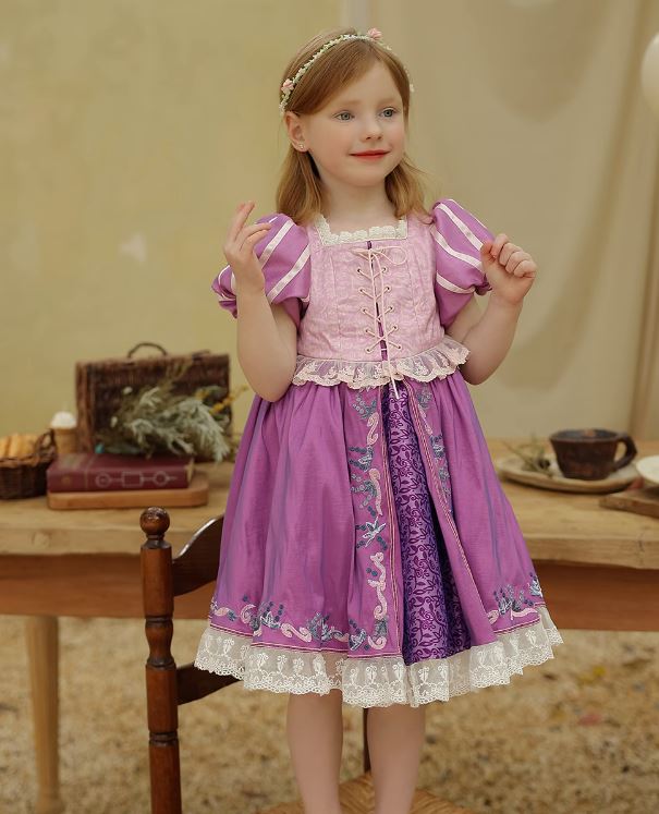 [Preorder] Rapunzel Lace Hem Princess Dress