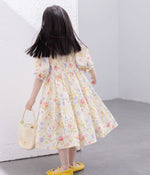 Load image into Gallery viewer, [Preorder] Shirred Collar Tiered Dress
