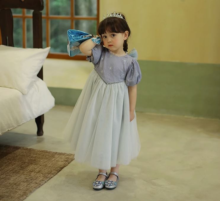 [Preorder] Silver Webbing Princess Dress