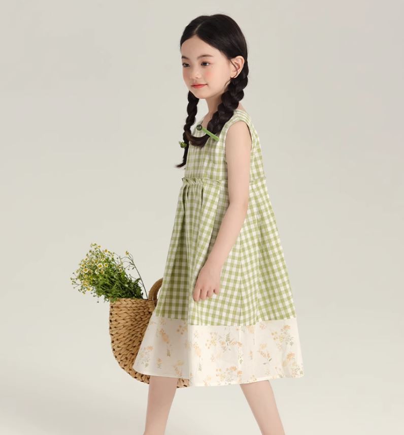 [Preorder] Gingham Square Neck Dress