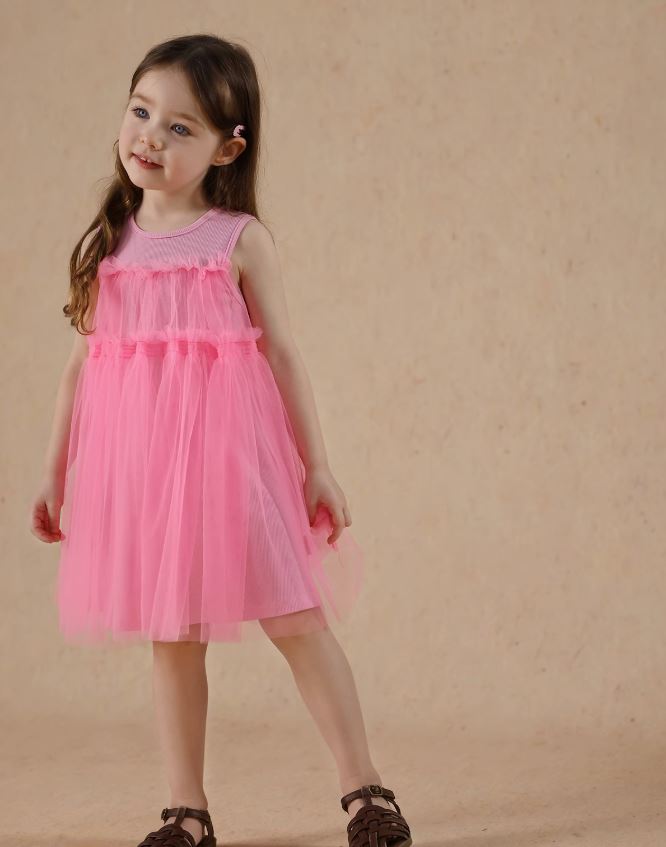 [Preorder] Yarn Patchwork Vest Dress