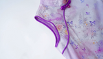 Load image into Gallery viewer, Violet Butterfly Cheongsam Dress
