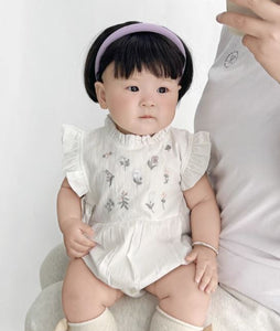 [Preorder] Side Ribbon Tie Romper